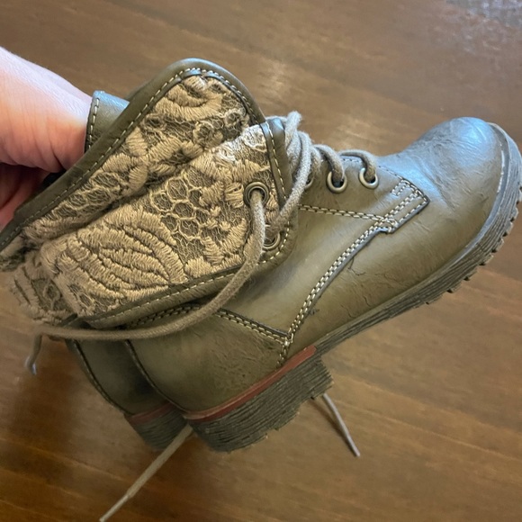 Girls Rock & Candy Brown Foldover Boots - Picture 6 of 6